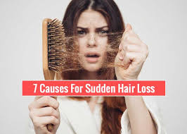 7 causes for sudden hair loss that you