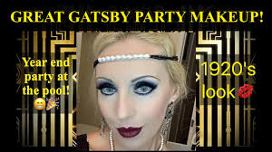 great gatsby party makeup 1920s