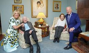 Maybe you would like to learn more about one of these? Carter Library Releases Odd Yet Endearing Photo Of The Bidens Visiting Jimmy And Rosalynn Carter Daily Mail Online