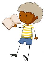 Vetores e ilustrações de Crianca negra lendo para download gratuito |  Freepik