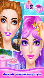 mermaid makeup salon s games