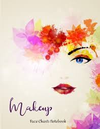 makeup face charts notebook make up
