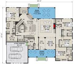 4 Bed New American Farmhouse Plan With