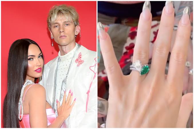 Machine Gun Kelly explains the idea behind Megan Fox's engagement ring 