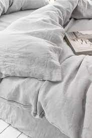 linen duvet cover grey grey linen bedding