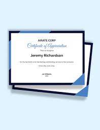 service certificate template