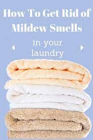 get the mildew smell out of laundry