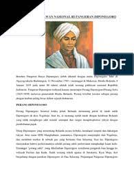 Diponegoro menolak untuk diangkat menjadi raja. Teks Biografi Pangeran Diponegoro Lukisan