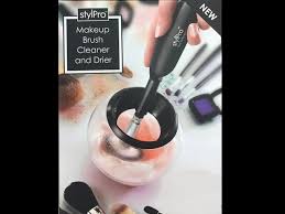 the stylpro makeup brush cleaner you