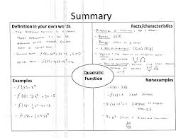 Erlcmath20 1 3 Quadratic Function