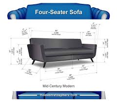 sofa dimensions for 2 3 4 5 6