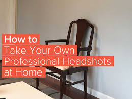 Here's how you can fake a professional headshot photo shoot for free. How To Take A Professional Headshot Yourself At Home