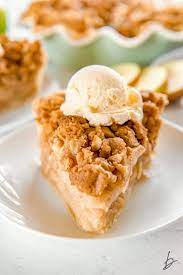 clic apple crumble pie with oats