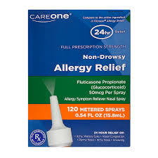I want a prescription steroid spray and i can't tolerate most brands. Save On Careone Allergy Relief Fluticasone Propionate Non Drowsy Nasal Spray Order Online Delivery Stop Shop