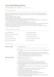 Relief Teacher Resume Samples And Templates Visualcv