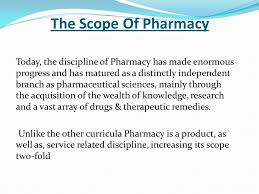 The Scope Of Pharmacy Ppt Download