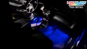 ledglow 4pc 7 color led interior car