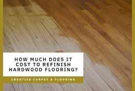 cost to refinish hardwood flooring