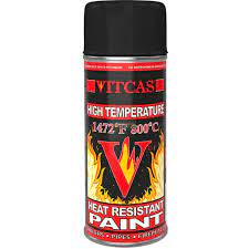 Heat Resistant Spray Paint Black 400ml
