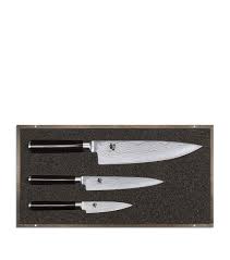 kai metallic shun clic knife set of