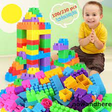 Giảm giá Bộ đồ chơi xếp hình 100 khối bằng nhựa cho bé - BeeCost
