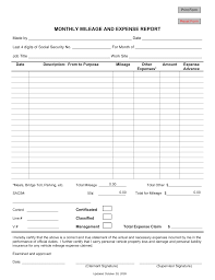 Download Mileage Expense Report Form Pdf Freedownloads Net