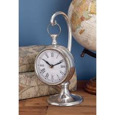 Silver Aluminum Pendulum Og Clock