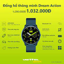 Viettel Store (viettelstore.vn) - Khám phá chiếc đồng hồ HOT nhất mấy ngày  qua tại Viettel Store ‼️ 🔥🔥🔥 ĐỒNG HỒ THÔNG MINH MASSTEL DREAM ACTION  #KHUYẾN_MÃI 20% - CHỈ CÒN 1.032.000đ