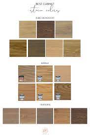 wood stain colors for cabinets floors