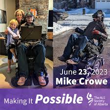 mike crowe als society of alberta