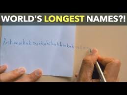 world s longest names you