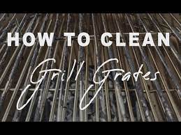 how to clean grill grates safely