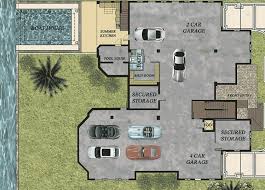 Florida Waterfront Mansion Floor Plan