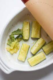 zucchini for baby led weaning with