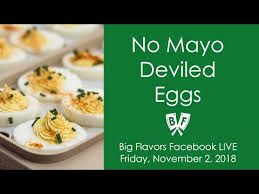 no mayo deviled eggs a clic party