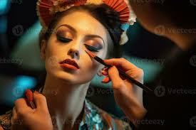 photo of a professional makeup artist