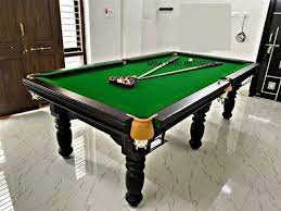 solid wood pool snooker table size 8 x4