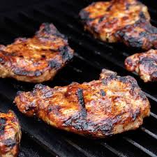 the best grilled pork chops the black