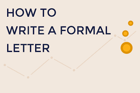 The Example Of Formal Letter Sample Format How To Write