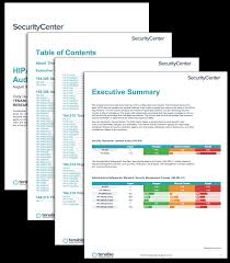 Hipaa Configuration Audit Summary Sc Report Template