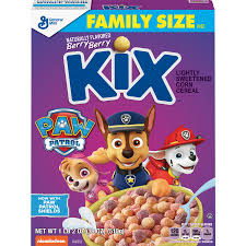 berry kix family size breakfast cereal