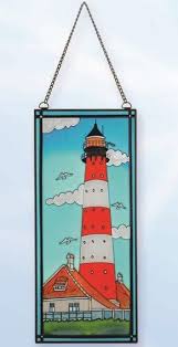 Stain Glass Lighthouses The