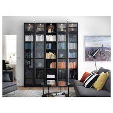 Billy Oxberg Bookcase Black Brown