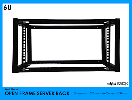 6u data server rack open frame server