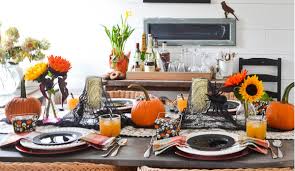 simple halloween table decorations