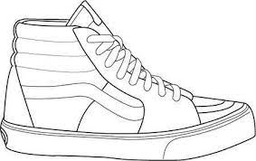 Showing 12 coloring pages related to vans shoe. Sneakers Drawing In 2021 Shoe Template Sneakers Drawing Shoes Drawing