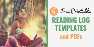 5 Reading Log Templates For Kids 2019 Free Printables