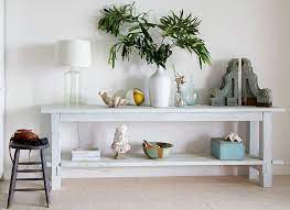 How To Build A No Nails Console Table