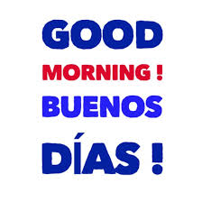 good morning spanish buenos días