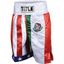 Title Boxing Flag Stock Boxing Trunks